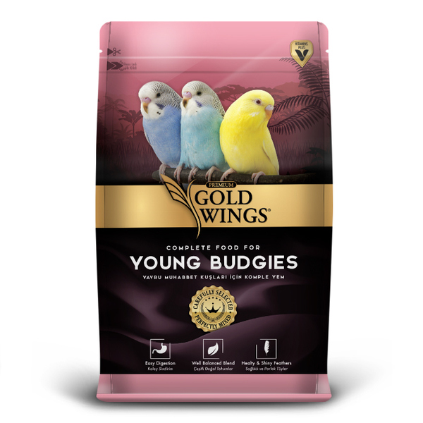 Gold wings خلطة طيور الحب الصغيره الوزن ١ كيلو
