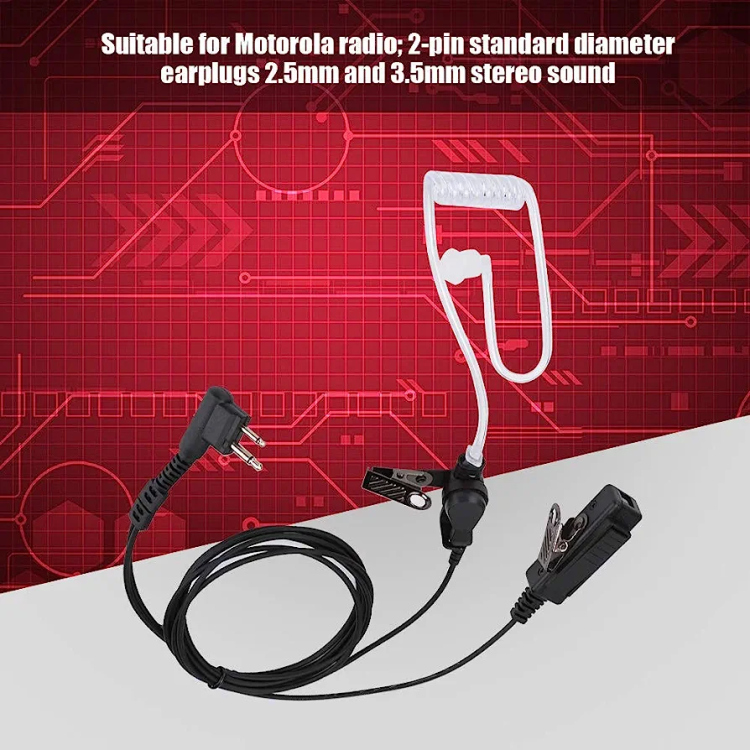 Walkie Talkies Tube Headset