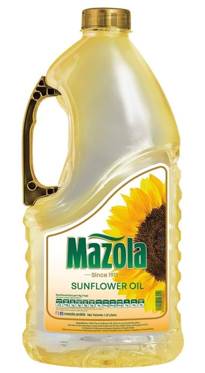 مازولا زيت دوار الشمس عدة احجام