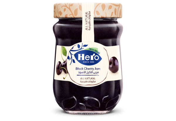 هيرو مربى الكرز الاسود 350 غم