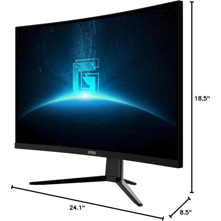 MSI MAG27C3F 27" 1920 X 1080 (FHD), CURVE 1500R RAPID VA, 180HZ, ADAPTIVE SYNC, 0.5MS - 2XHDMI, DP
