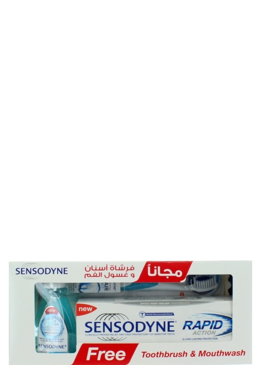 سنسوداين معجون اسنان فرشاة غسول