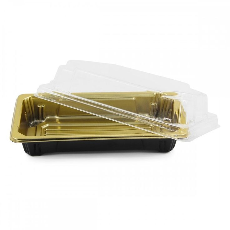 علبه سوشي ذهبي مني 14×8 ارتفاع 5