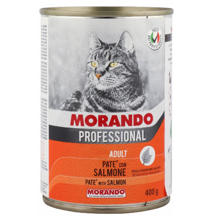 Morando Professional Pate with Salmon for Adult Cats 400
