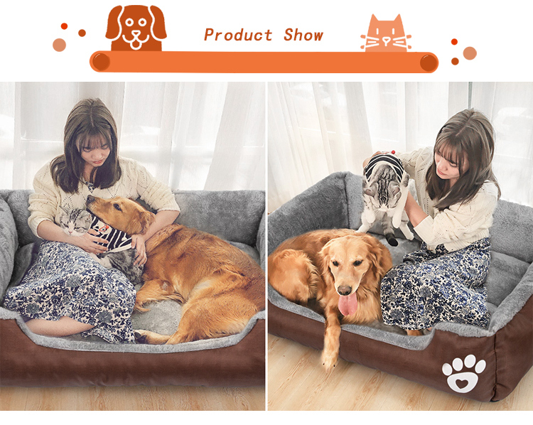 amazing double face and washable cat and dog bed (xl to xx large)