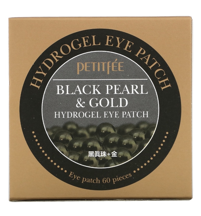 Black Pearl & Gold Hydrogel Eye Patch