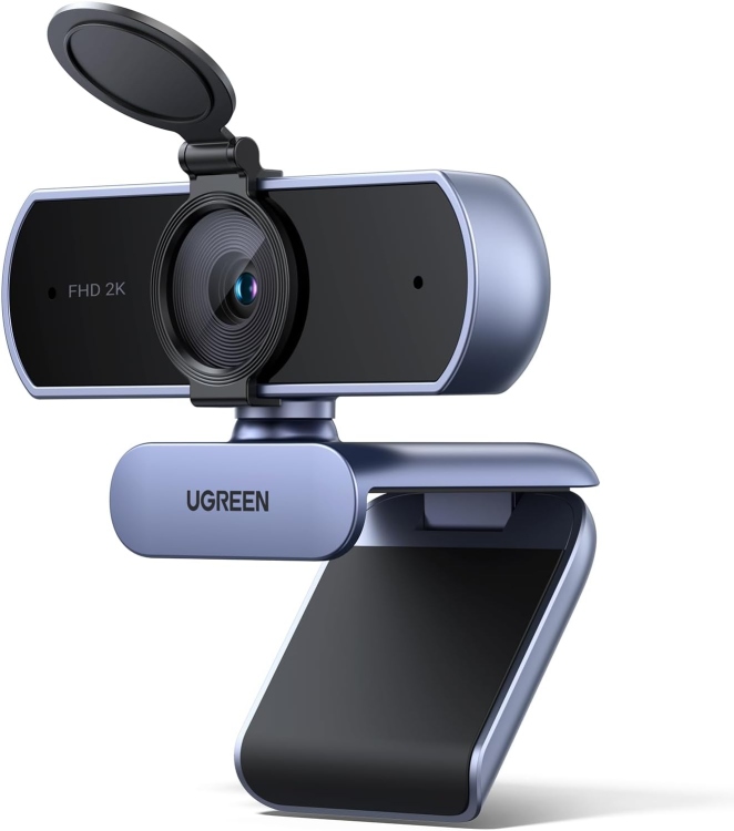  UGREEN 25442 USB 2K 30 FHD MIC NOISE LIGHT 360 DEGREE WEBCAM