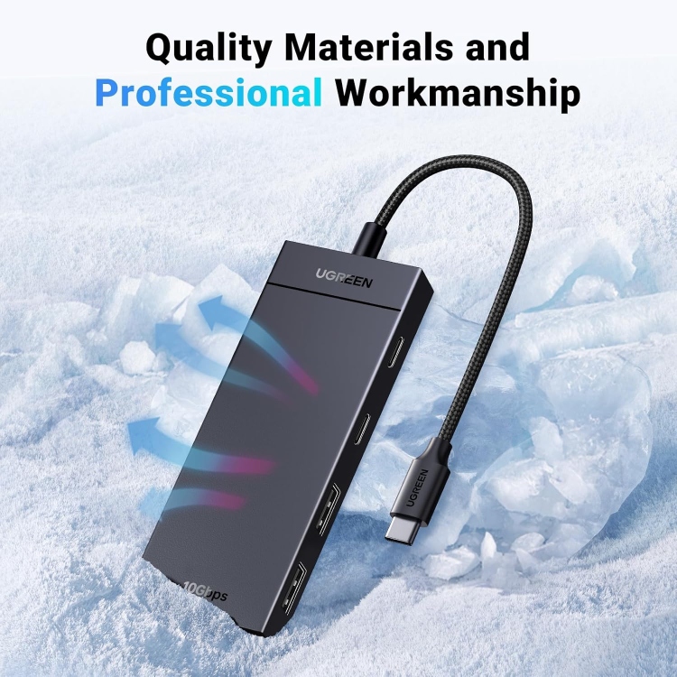  UGREEN 35583 4-PORT USB 3.2 GEN 2 HUB USB-C TO 2XUSB-A + 2XUSB-C HUB