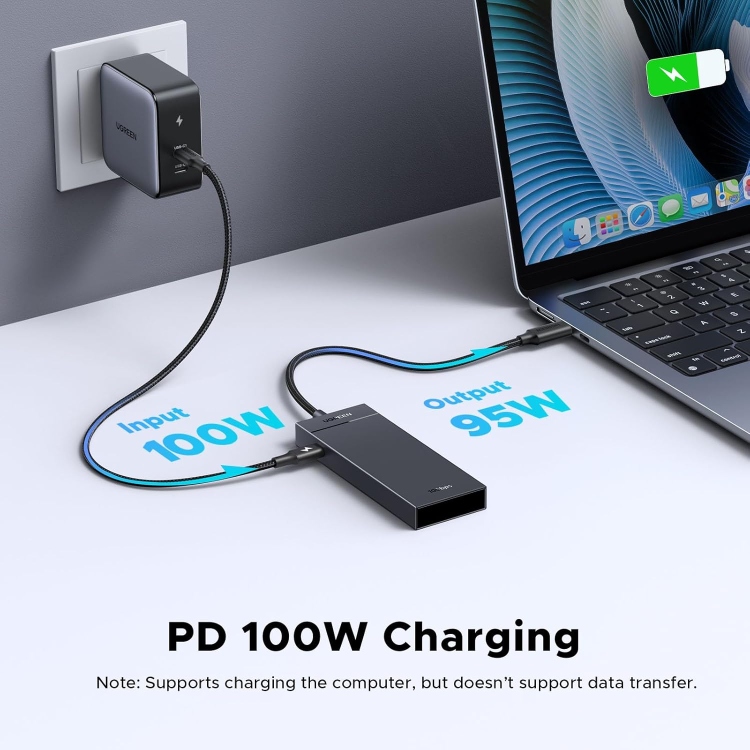  UGREEN 55334 5-IN-1 USB-C HUB USB-C TO 4XUSB-C 3.2 HUB WITH PD
