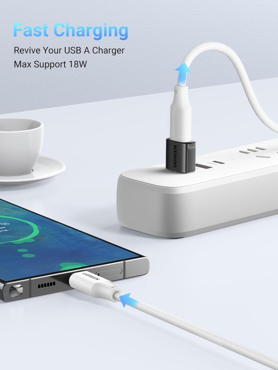 UGREEN 45299 USB-C FEMALE TO USB-A MALE ADAPTER SET 3-PACK