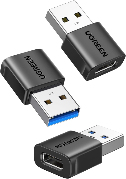 UGREEN 45299 USB-C FEMALE TO USB-A MALE ADAPTER SET 3-PACK