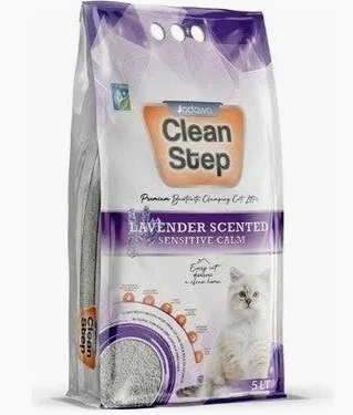Clean Step Lavender Flavour Mineral Cat Litter 10 L