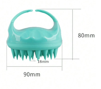 Silicone scalp brush 