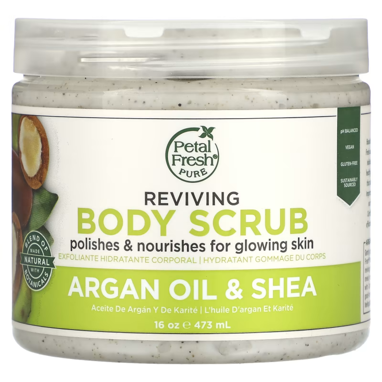 Petal Fresh, Reviving Body Scrub, Argan Oil & Shea, 16 oz (473 ml)