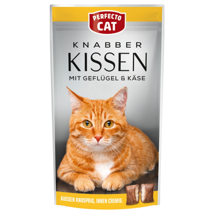 Perfecto Cat Fine Nibble Pillow with Poultry & Cheese 50g