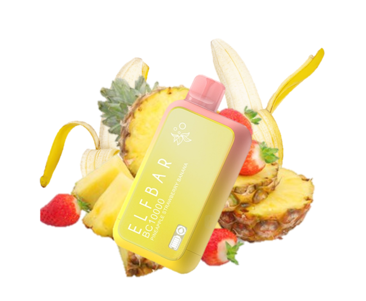 Elf Bar Pineapple Strawberry Banana -  10,000 Puffs - Disposable Vape