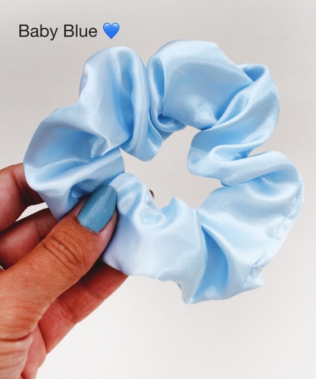 Satin scrunchies 1 Pcs بكل ساتان قطعة واحدة 