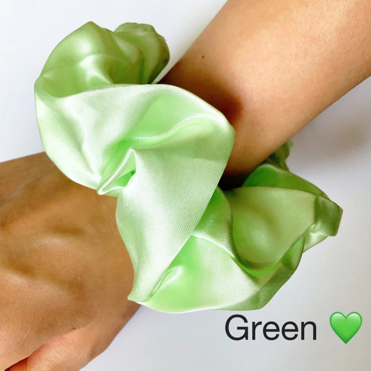 Satin scrunchies 1 Pcs بكل ساتان قطعة واحدة 