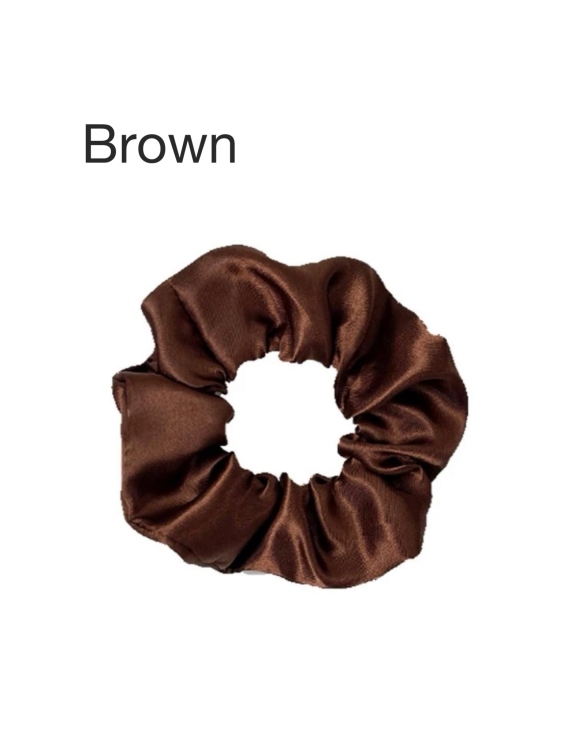 Satin scrunchies 1 Pcs بكل ساتان قطعة واحدة 