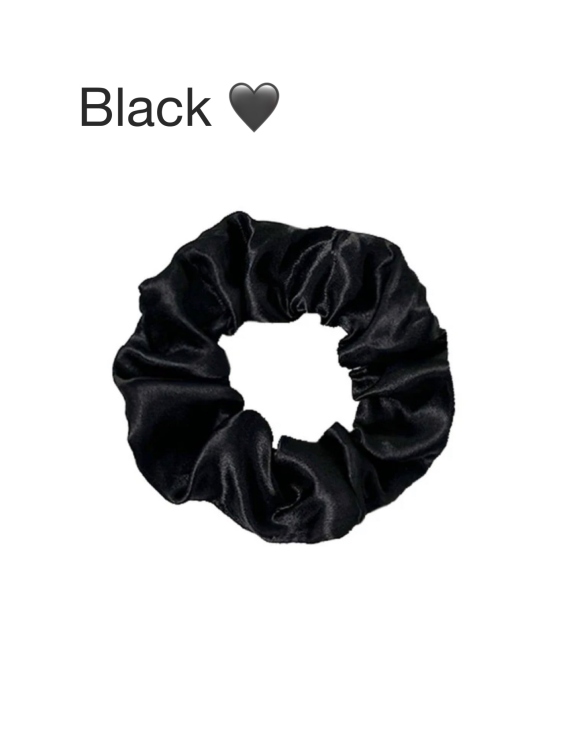 Satin scrunchies 1 Pcs بكل ساتان قطعة واحدة 