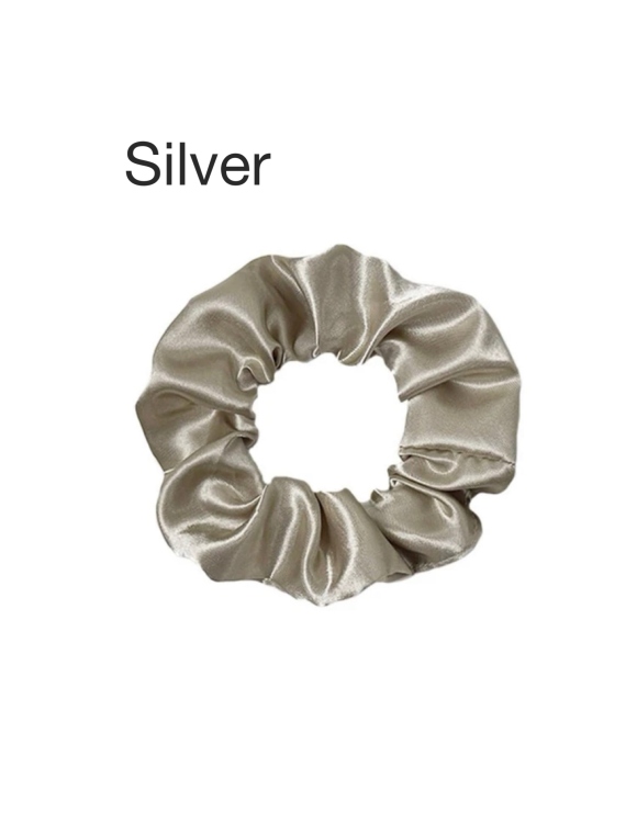 Satin scrunchies 1 Pcs بكل ساتان قطعة واحدة 