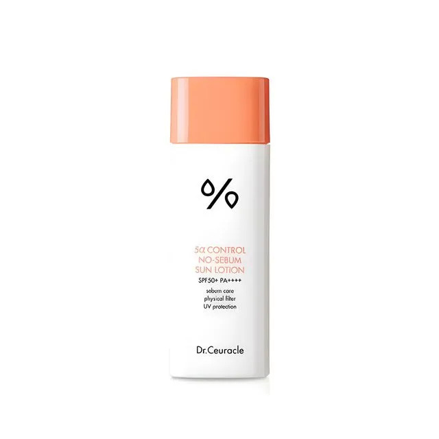 Dr Ceuracle, 5 Alpha Control No Sebum Sun Lotion
