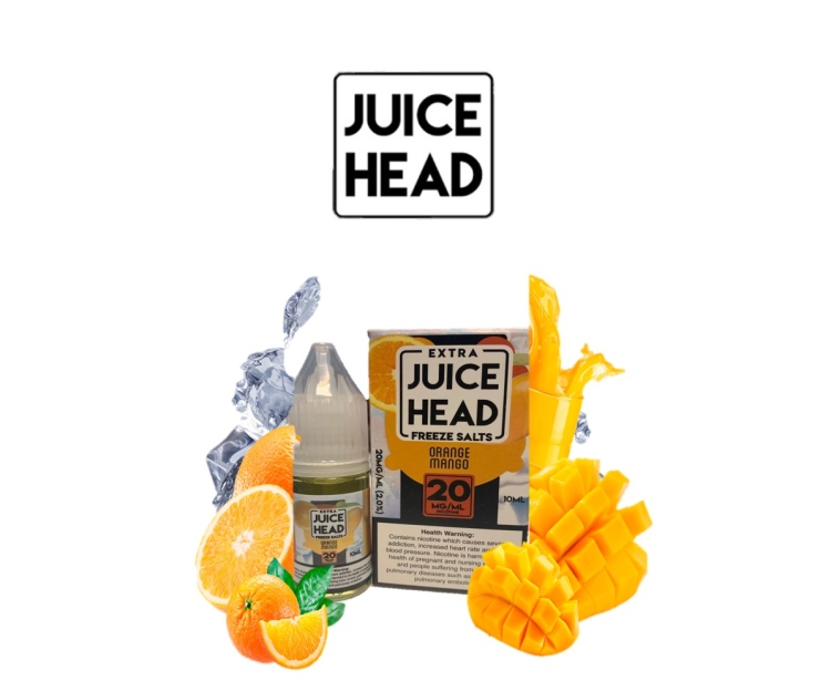 Juice Head Orange Mango Freeze  Saltnic, Vape Juice