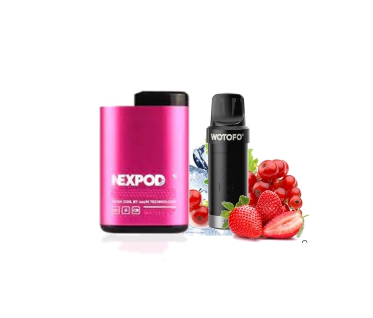 NEXPOD Pink Berry Ice - Device  + Prefilled Pod - 5000 Puff 