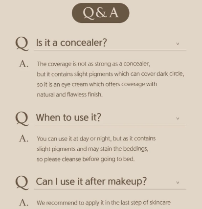 Nacific, Dark Zero Eye Cream