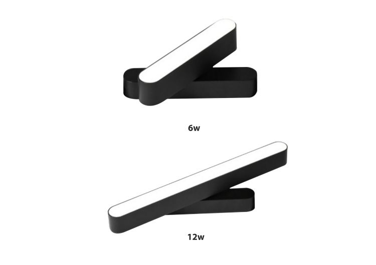 Movable 6w led magnet light with diffuser ضوء مغناطيسي متحرك بقوة 6 وات مع موزع ( ultra-thin )