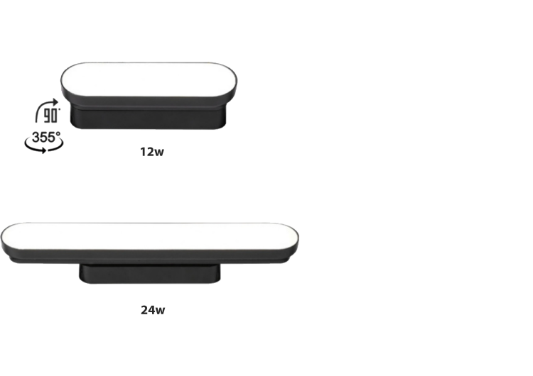Movable 12w led magnet light with diffuser انارة ثابتة بقوة 12 واط ( ultra-thin )
