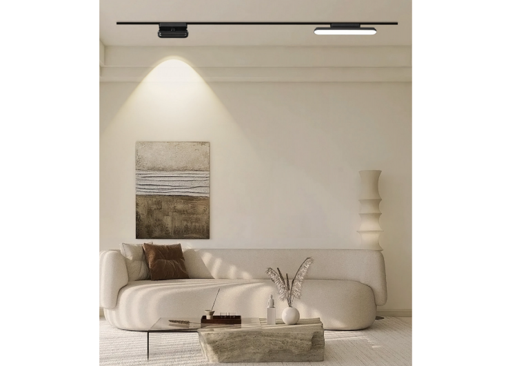 Movable 12w led magnet light with diffuser انارة ثابتة بقوة 12 واط ( ultra-thin )