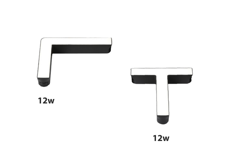 L shape 12w led magnet light with diffuser / T shape 12w magnet light with diffuser 