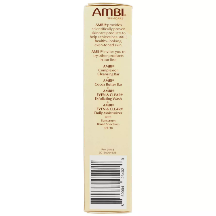 ambi fade cream for the gradual fading of dark brownish spots, 56 g 