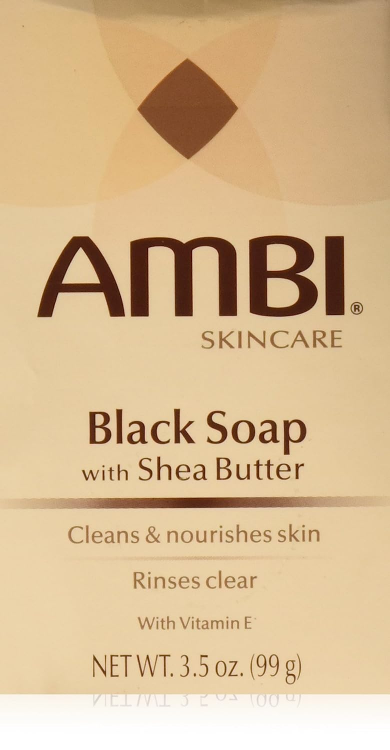 Ambi Skincare Black Soap with Shea Butter, 99 g