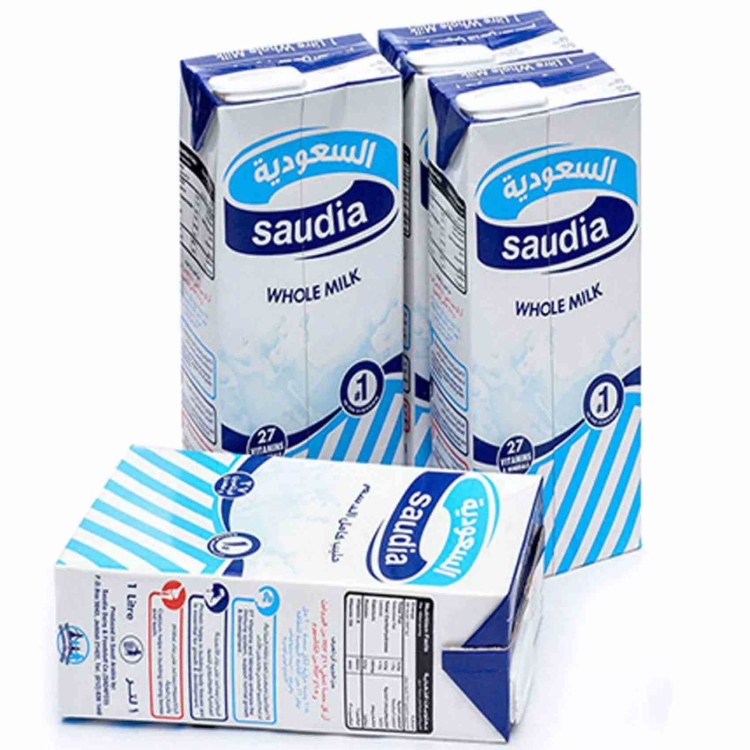 السعودية حليب كامل الدسم 1 لتر*4