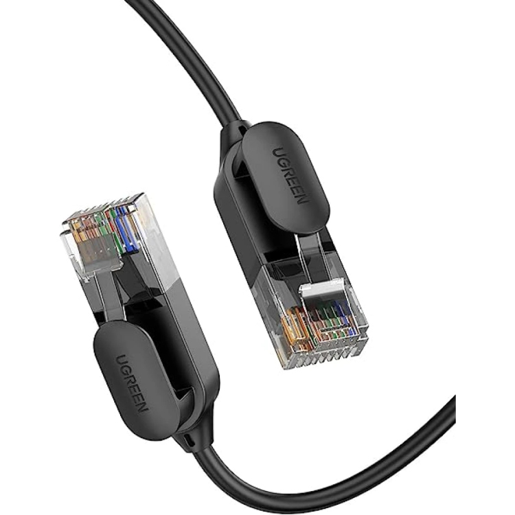 UGREEN CAT 6A PURE COPPER ETHERNET CABLE OD2.8 1M (BLACK) NW122 70332