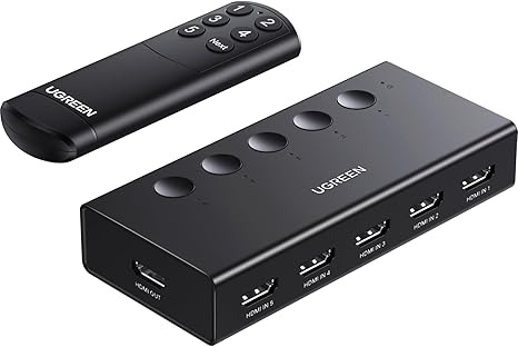 UGREEN 5-IN 1-OUT HDMI SWITCH CM568 90512