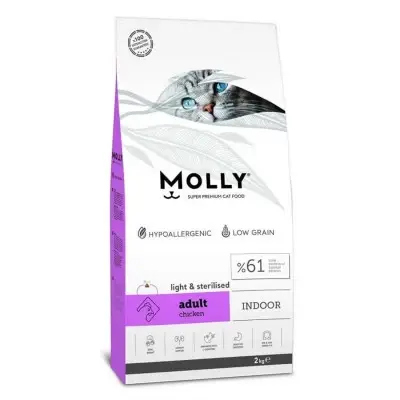 Molly Adult Cat Sterilized with Chicken 2kg