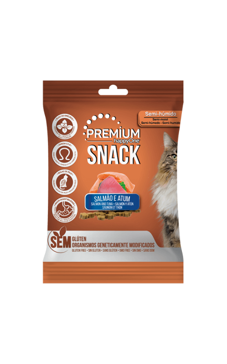 Happy one Snack semi-moist Cat - Salmon and Tuna 50mg