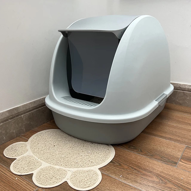 Cat Litter Basin, Oversized, Fully Enclosed, Splashproof Maine Cat Toilet, Extra Large, Odor Proof