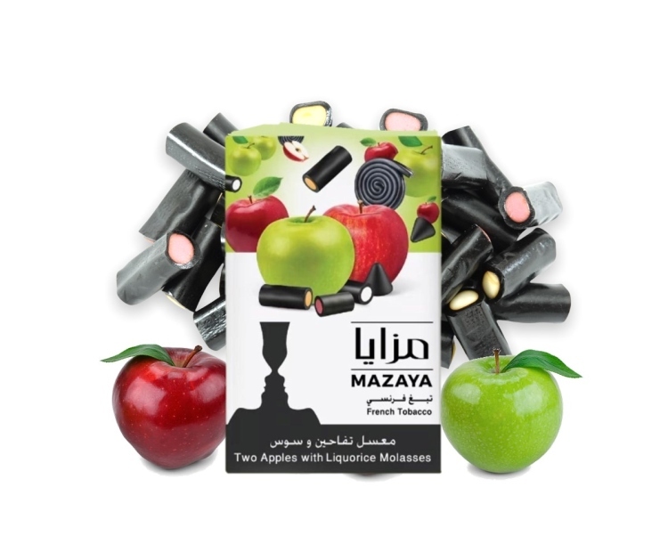 MAZAYA Two Apples with Liquorice Flavor 50gr