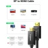 UGREEN DP MALE TO HDMI MALE 4K CABLE 1M 15773
