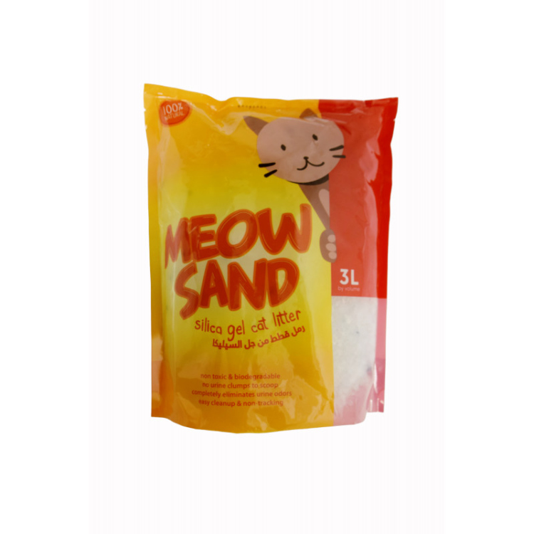 meow sand selica gel litter 3L