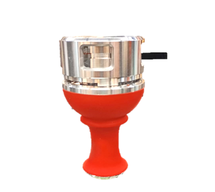 Hookah Silicone Bowl with Stainless Steel Cover- Assorted Colors 