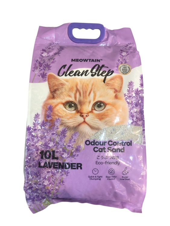 Clean Step Lavender Flavour Mineral Cat Litter 10 L