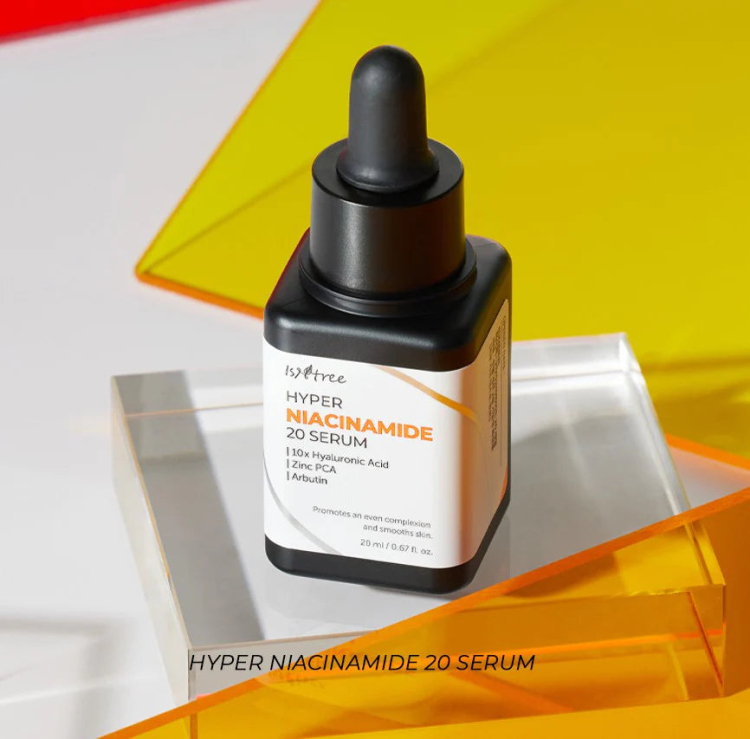 isntree hyper niacinamide20  serum سيروم نياسيناميد والزنك