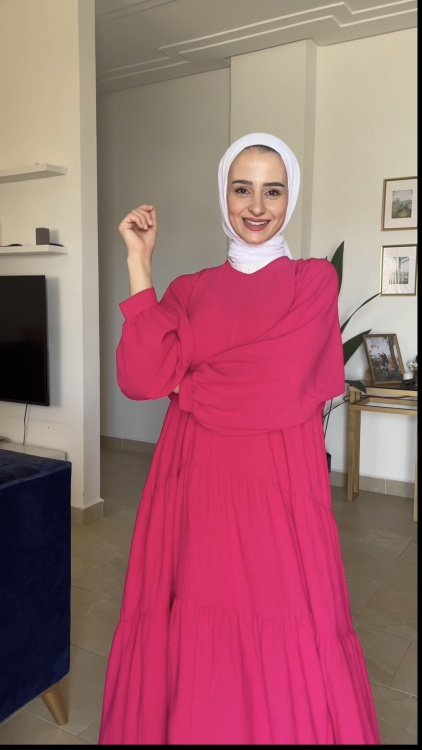 فستان غيم فوشي