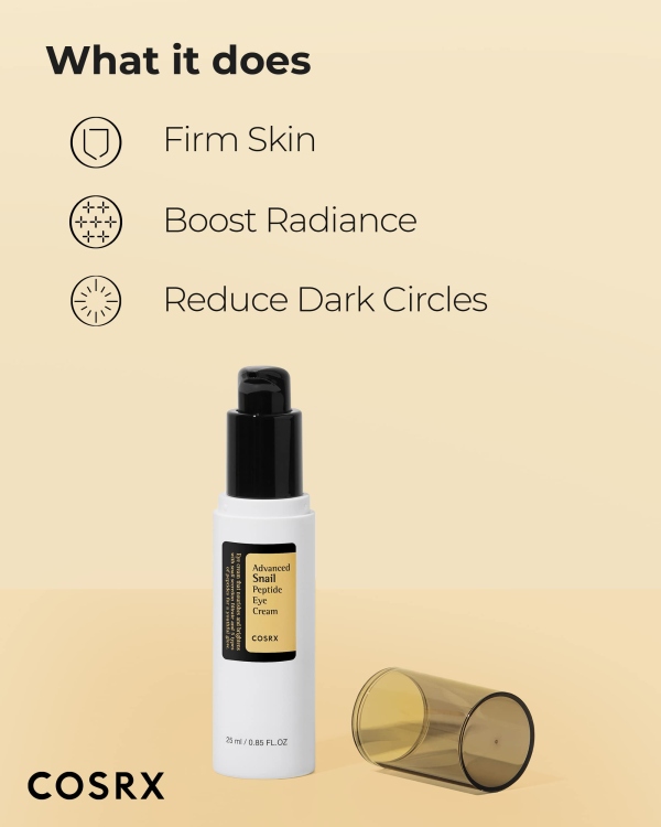 كريم الحلزون المركز للعيون Cosrx Advanced Snail Peptide Eye Cream