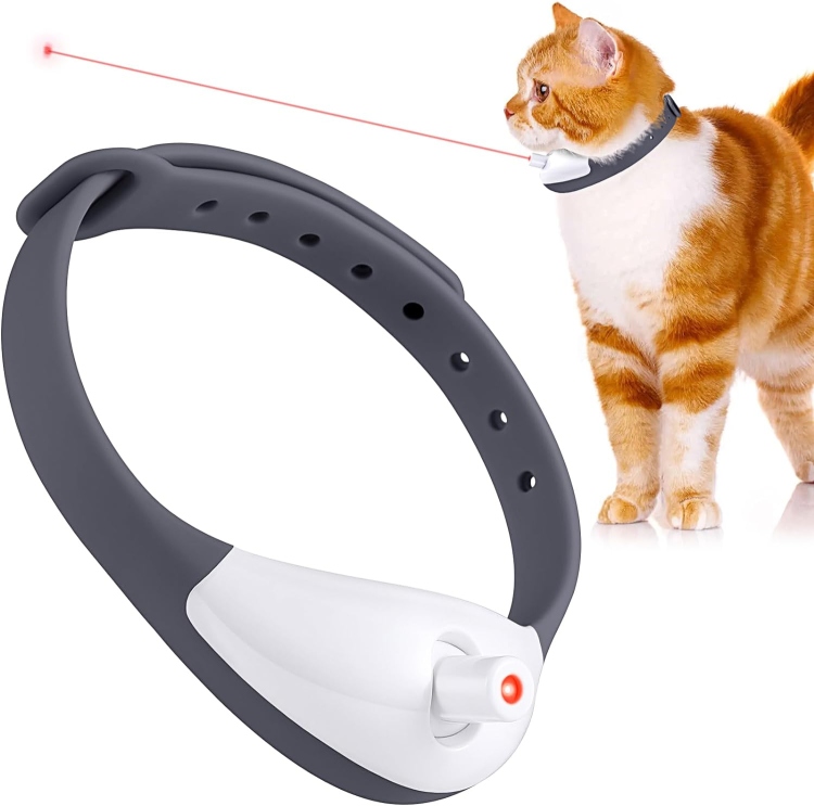 Automatic Cat Laser Toys - Wearable Interactive Cat Toys for Indoor Cats Kitty Dogs,